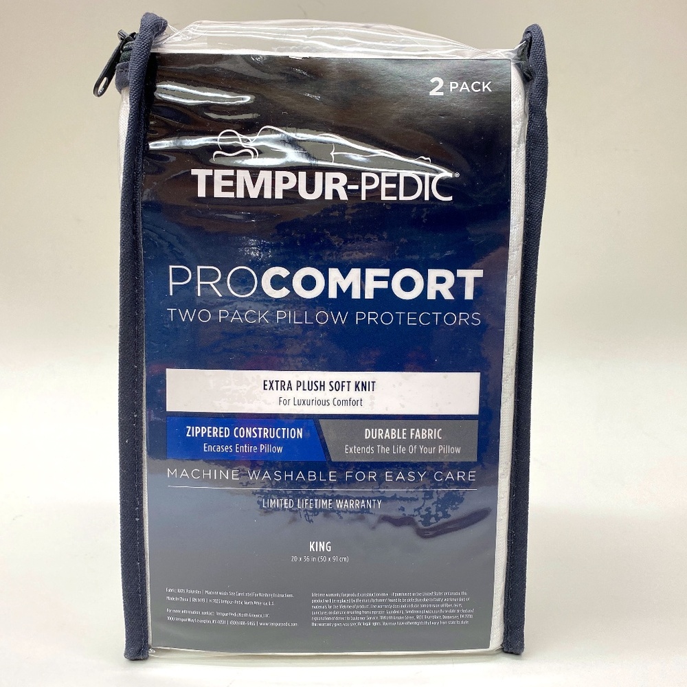 Tempur-Pedic ProComfort Two pack Pillow Protectors KING Size